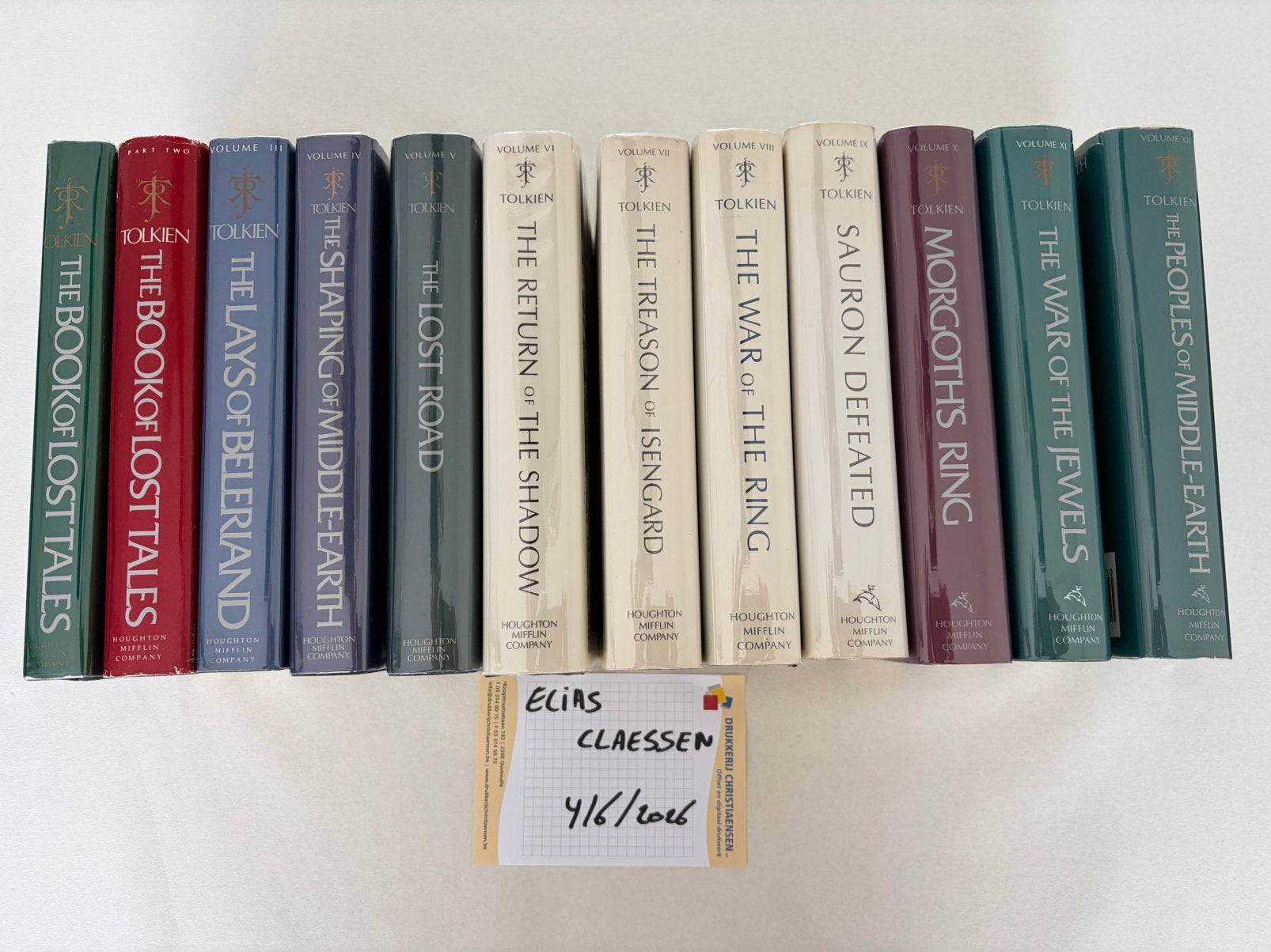 First print history of middle earth US set, Boeken, Verzenden, Gelezen