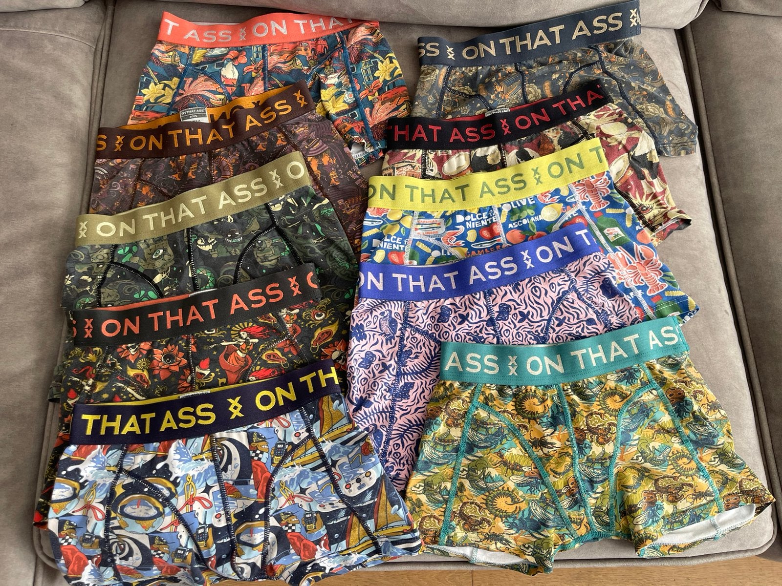 10 stuks On that ass boxershorts maat 134-140, Ophalen of Verzenden, Gebruikt, Nacht- of Onderkleding
