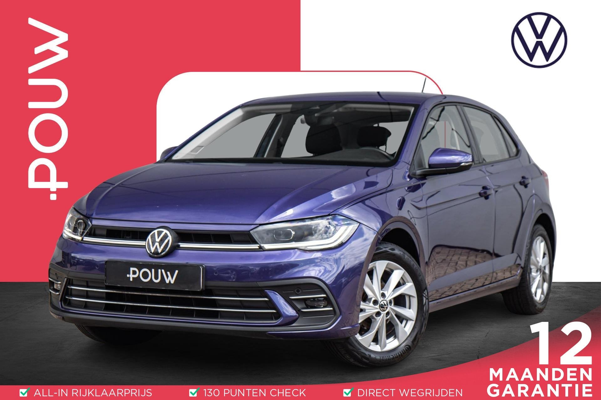 Volkswagen Polo 1.0 TSI 95pk Style | Navigatie | Cruise Cont