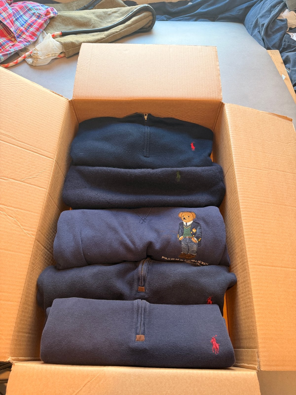 Ralph Lauren Quarter Zips - Staat A/B, Ophalen of Verzenden, Zo goed als nieuw, Overige maten, Blauw
