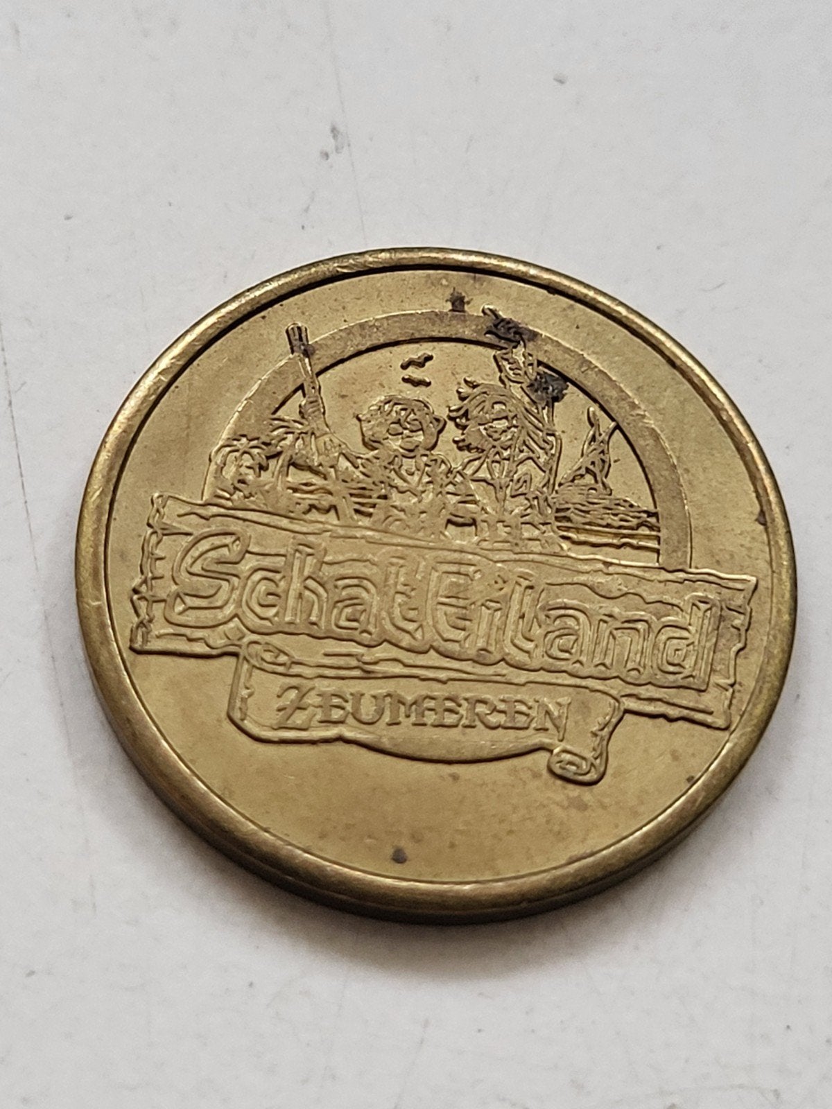 Schateiland Zeumeren penning, Postzegels en Munten, Penningen en Medailles, Ophalen of Verzenden