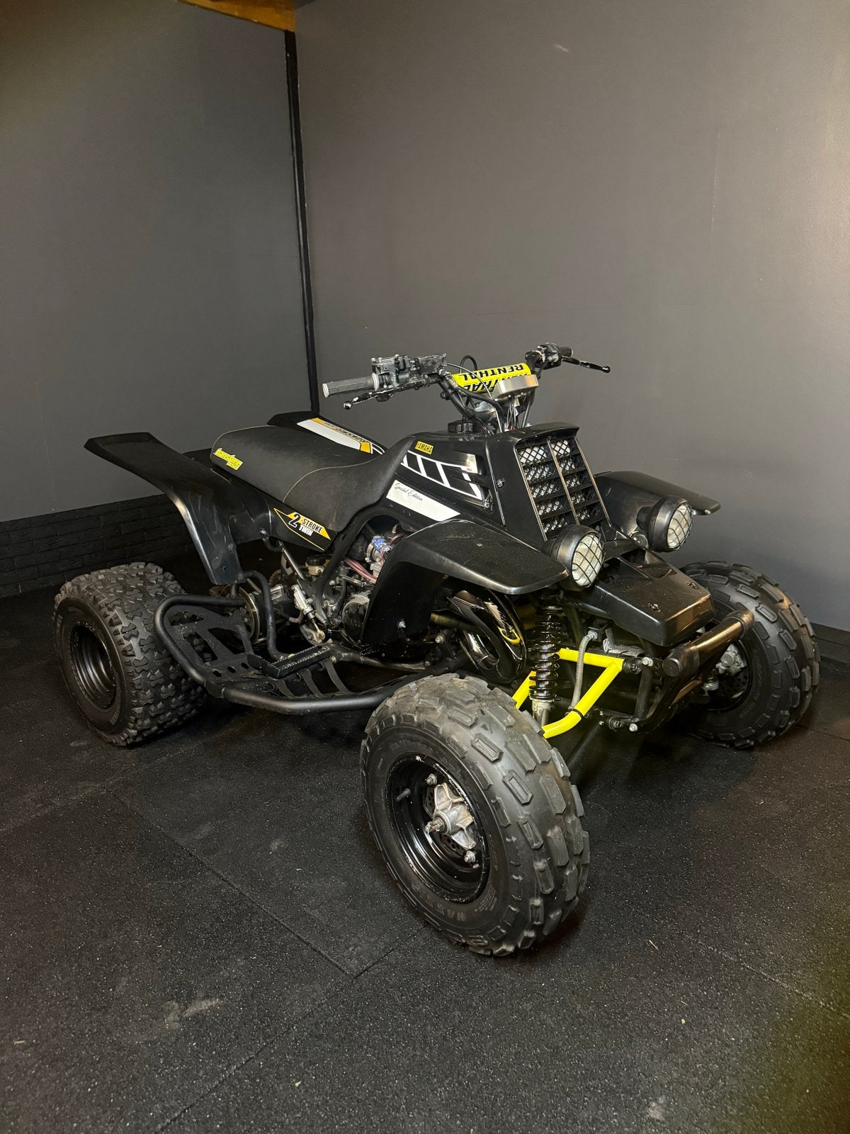 Yamaha Banshee 350 Special Quad - Zwart/Geel, 2 cilinders