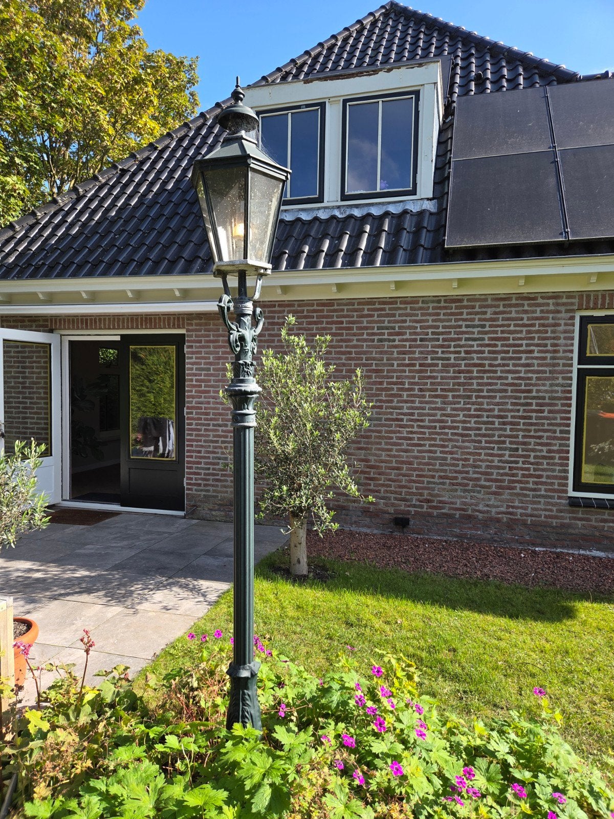 Klassieke Tuinlantaarn - Aluminium, Ophalen, Gebruikt, Staande lamp, Aluminium