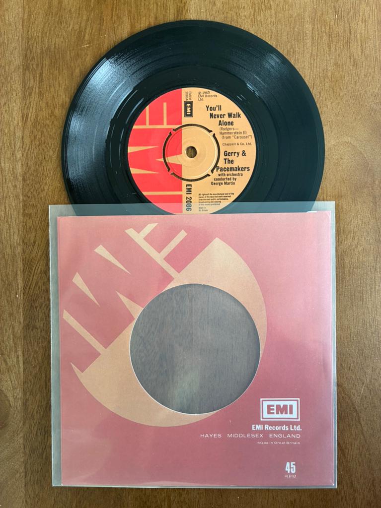 Gerry & the Pacemakers - You’ll never walk alone, Cd's en Dvd's, Vinyl Singles, Ophalen of Verzenden, 7 inch, Single
