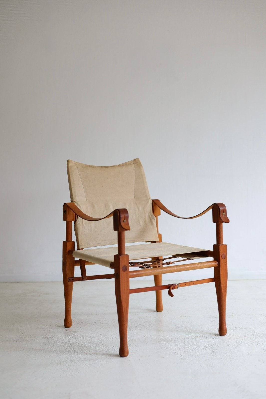 Safari stoel in stijl van Wilhelm Kienzle jaren 50/60, Ophalen, Overige kleuren, Pim@tijdperk.eu  leyla@tijdperk.eu, Tijdperk