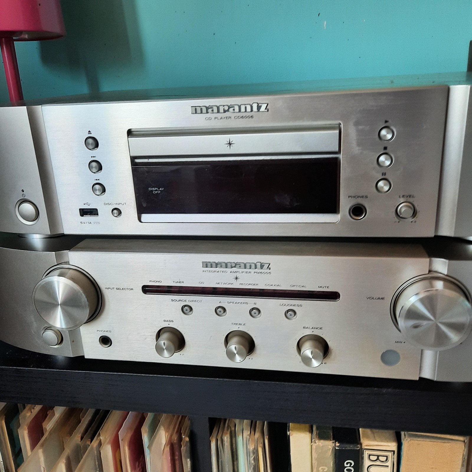 Marantz CD6006 CD-speler en PM6005 Versterker Set, Ophalen, Gebruikt, Marantz