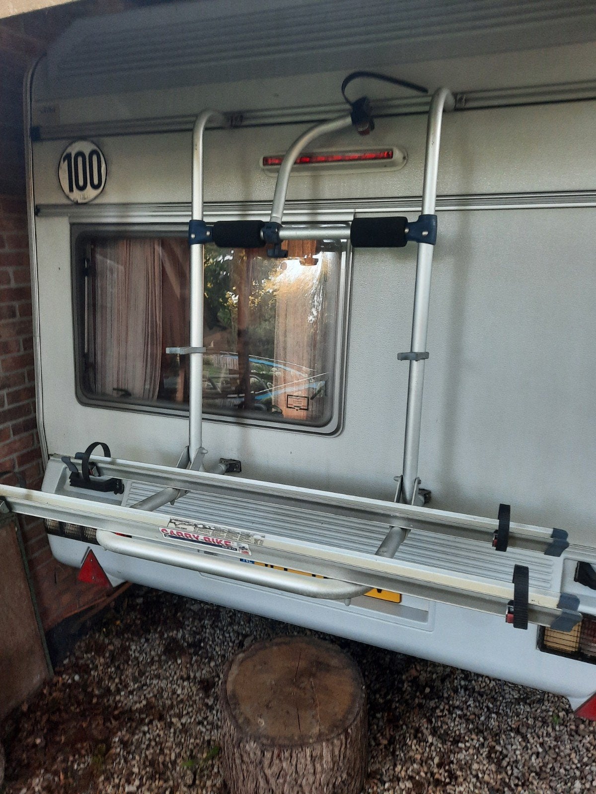Fiamma fietsenrek, Caravans en Kamperen, Caravan accessoires, Ophalen, Gebruikt