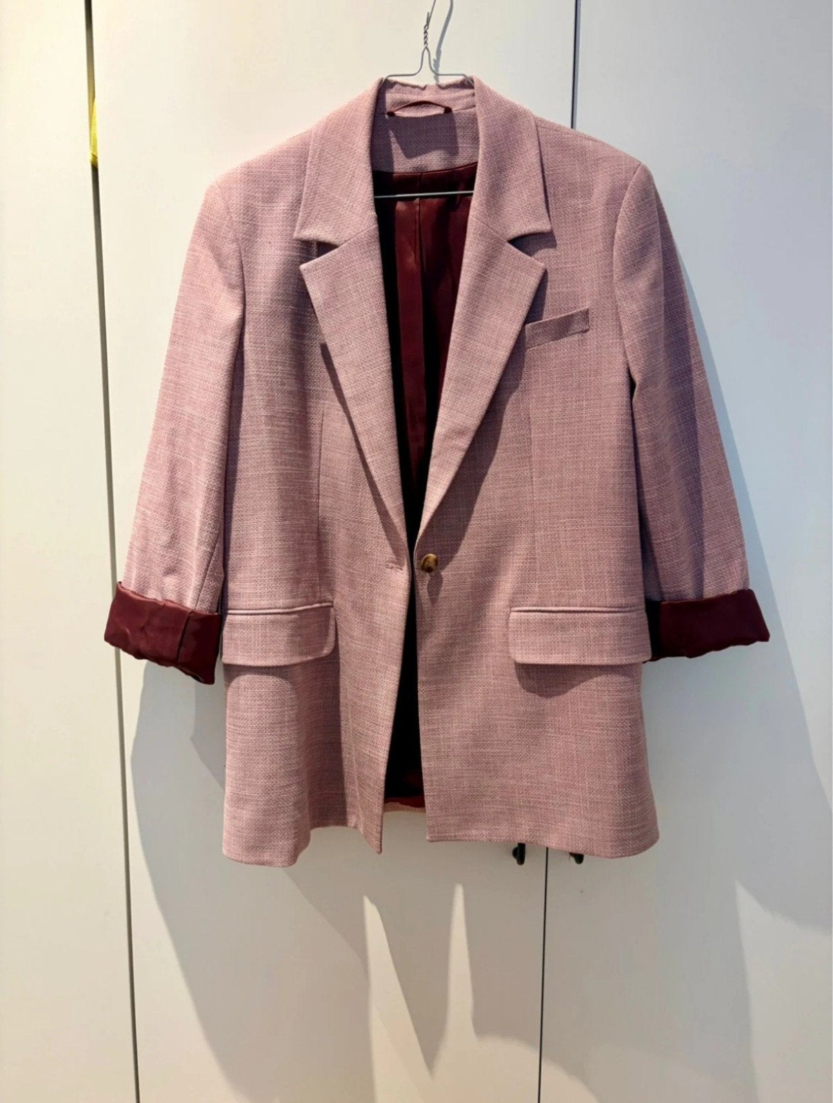 Selected Femme roze blazer maat 38, Maat 38/40 (M), Selected Femme, Ophalen of Verzenden, Zo goed als nieuw