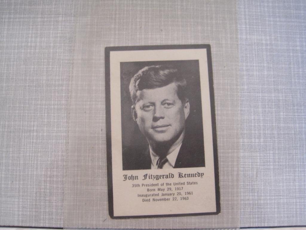 bid prentje kennedy klein, Verzamelen, Bidprentjes en Rouwkaarten, Ophalen of Verzenden, Bidprentje