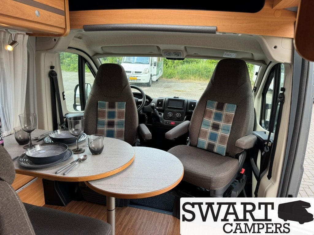 Pössl 2 Win 600, 599 buscamper Citroën GRATIS STALL, Caravans en Kamperen, Campers, Koelkast, Ringverwarming, Pössl, Tot en met 2