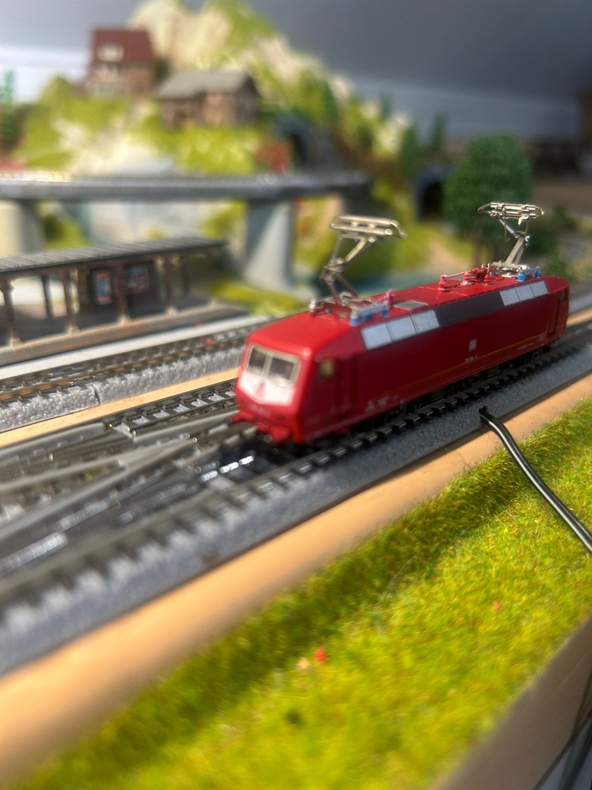Marklin Z spoor Electrische lok br120, Wisselstroom, Locomotief, Ophalen of Verzenden, Zo goed als nieuw