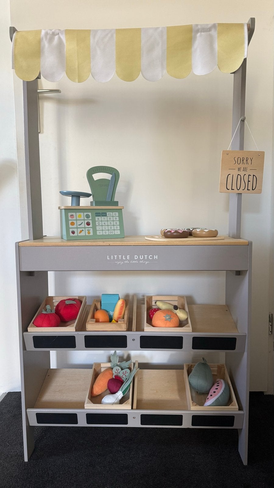Little Dutch Marktkraam met accessoires, Ophalen, Gebruikt, Jongen of Meisje