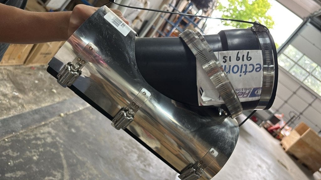 Fernco TA11045 Riool Aftakking 110 mm op 160-400 mm Nieuw, Doe-het-zelf en Verbouw, Buizen en Afvoer, Ophalen, Afvoer, Pvc, Nieuw