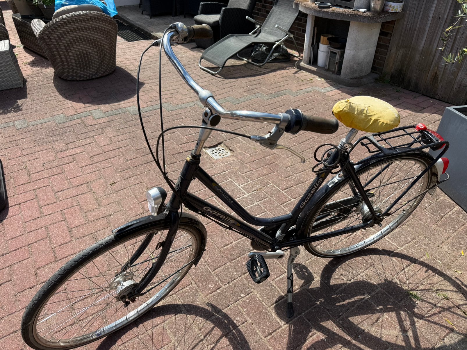 Gazelle stationsfiets, 55 cm of meer, Ophalen, Gebruikt, Minder dan 10 versnellingen