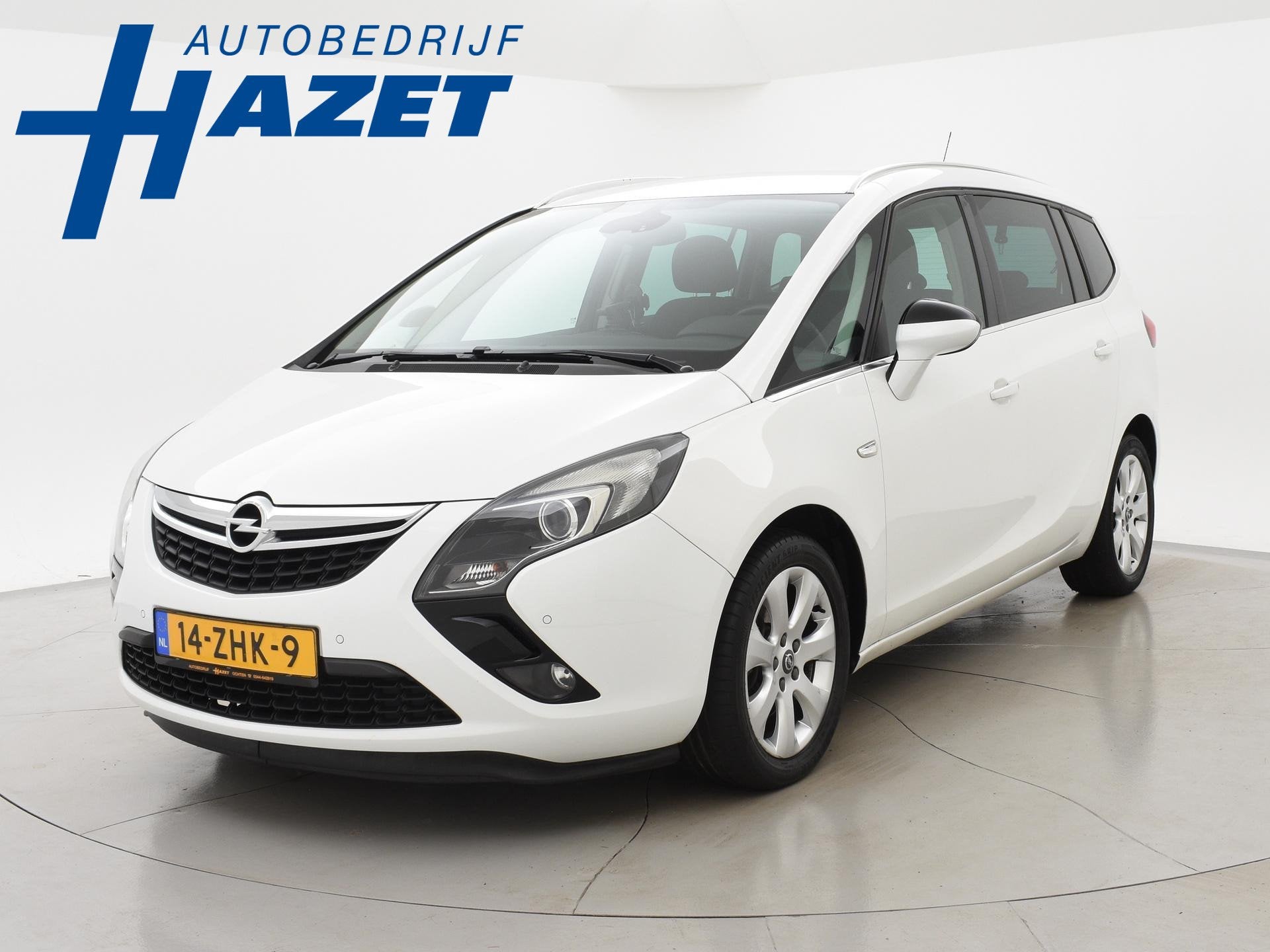 Opel Zafira Tourer 1.4 140 PK COSMO AUT. *82.601 KM!* + XENO, Auto's, Euro 5, Stof, Gebruikt, 4 cilinders