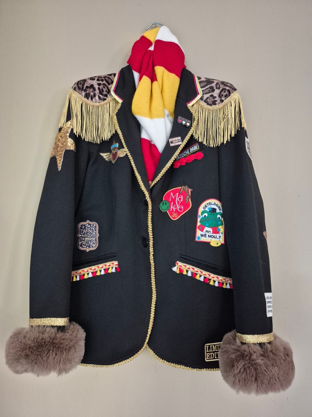 Oeteldonk jasje, Ophalen of Verzenden, Zo goed als nieuw, Maat 42/44 (L), Carnaval