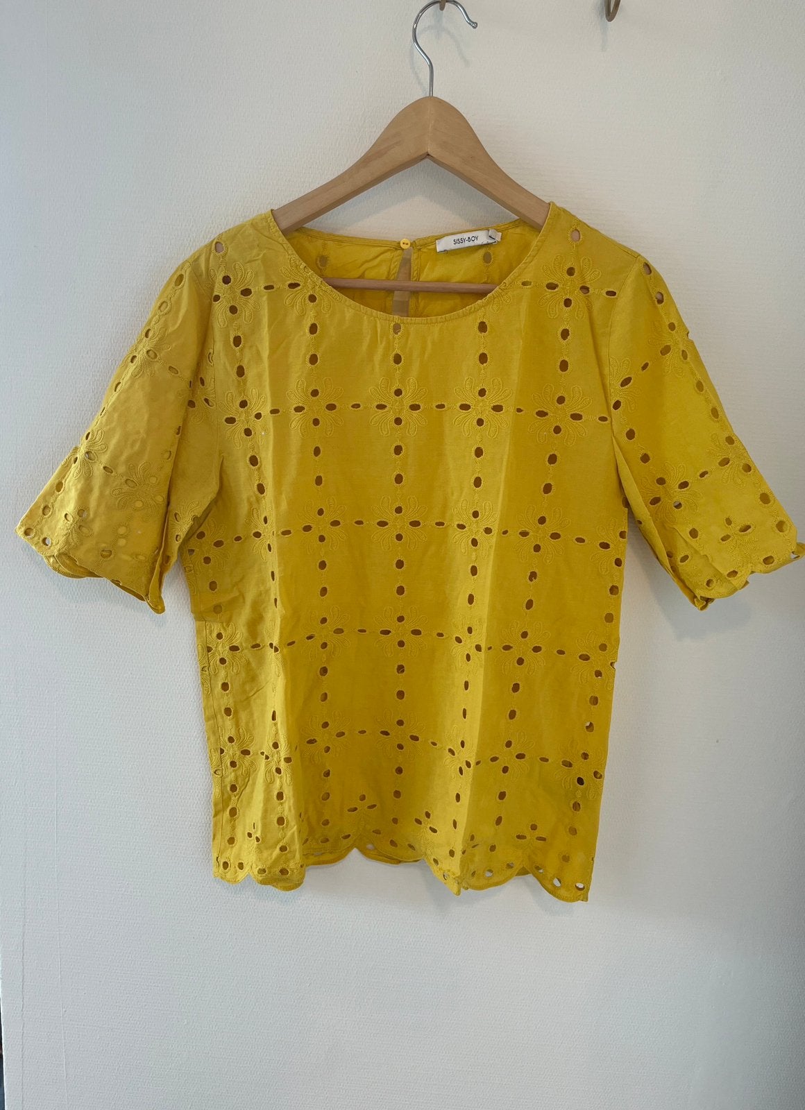 Sissy-Boy katoenen shirt – geel – maat M, Kleding | Dames, Maat 38/40 (M), Geel, Ophalen of Verzenden, Zo goed als nieuw