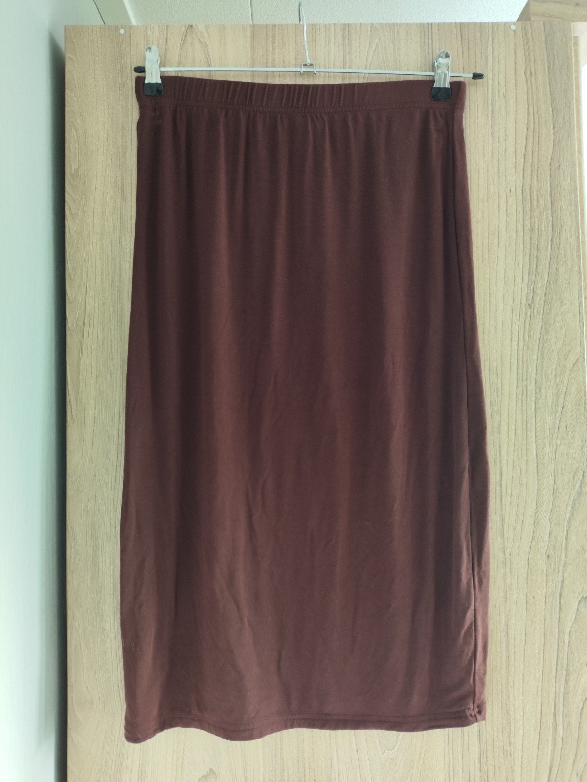 Shein XL bruine midi rok, Bruin, Maat 46/48 (XL) of groter, Ophalen of Verzenden, Zo goed als nieuw