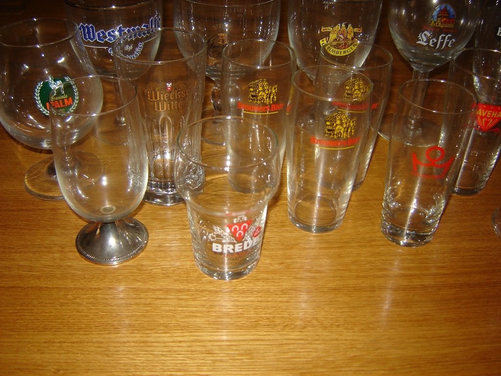 BIERGLAS NIEUW !!!!, Ophalen of Verzenden, Nieuw, Bierglas