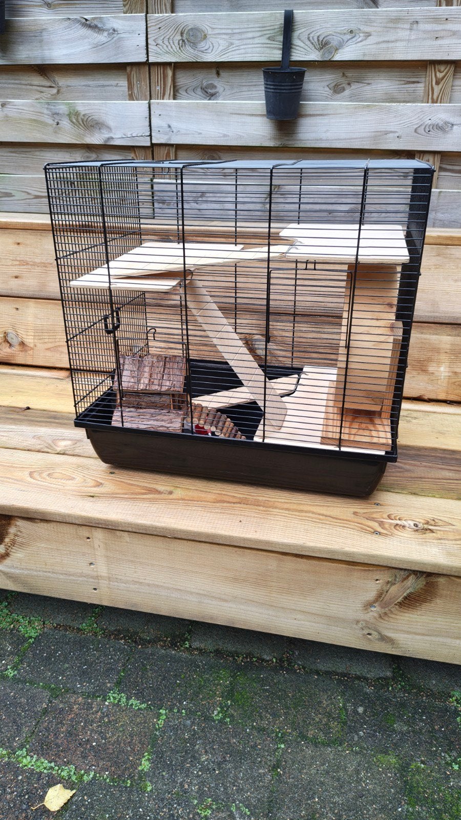 Hamsterkooi, in goede staat met veel attributen teab, Dieren en Toebehoren, Kooi, Gebruikt, Minder dan 75 cm, Hamster