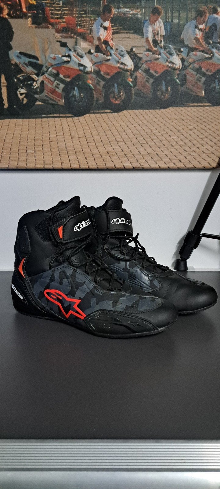 Alpinestars Faster-3 CAMO motorschoenen in Nieuwstaat!!, Motoren, Ophalen of Verzenden, Nieuw zonder kaartje, Laarzen, Alpinestars