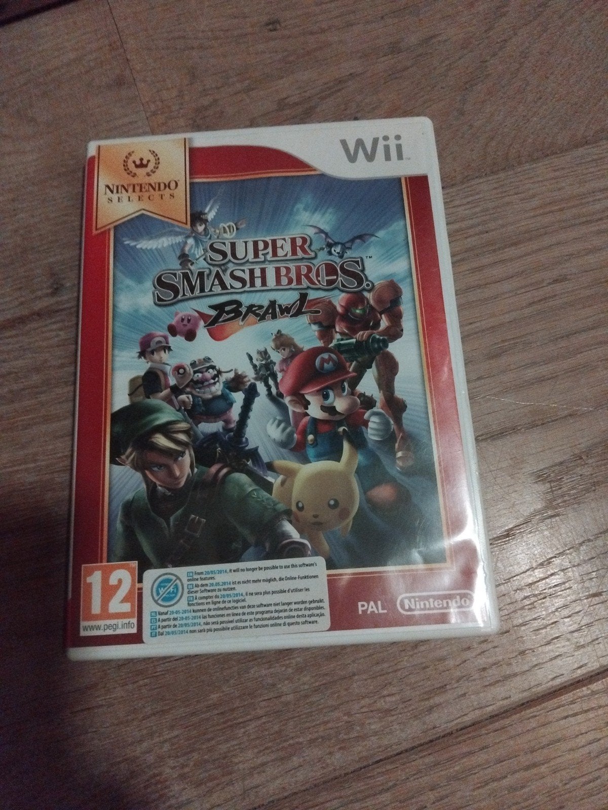 Super Smash Bros. Brawl voor Wii, Spelcomputers en Games, Games | Nintendo Wii, Vechten, Eén computer, Ophalen of Verzenden, Zo goed als nieuw