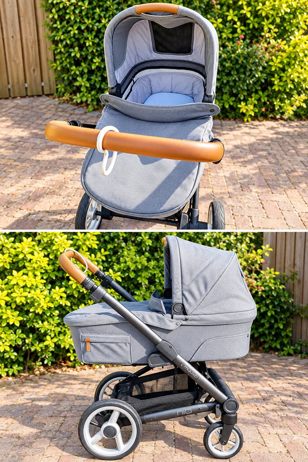 Mutsy Nio Wandelwagen Army Green frame incl. voetenzak, Kinderen en Baby's, Ophalen, Gebruikt, Combiwagen, Met reiswieg