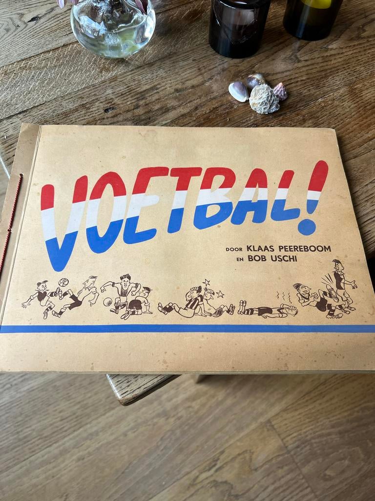 Voetbalplaatjesboek met Abe Lenstra en Rinus Michels, Verzamelen, Sportartikelen en Voetbal, Ophalen, Gebruikt, Overige binnenlandse clubs