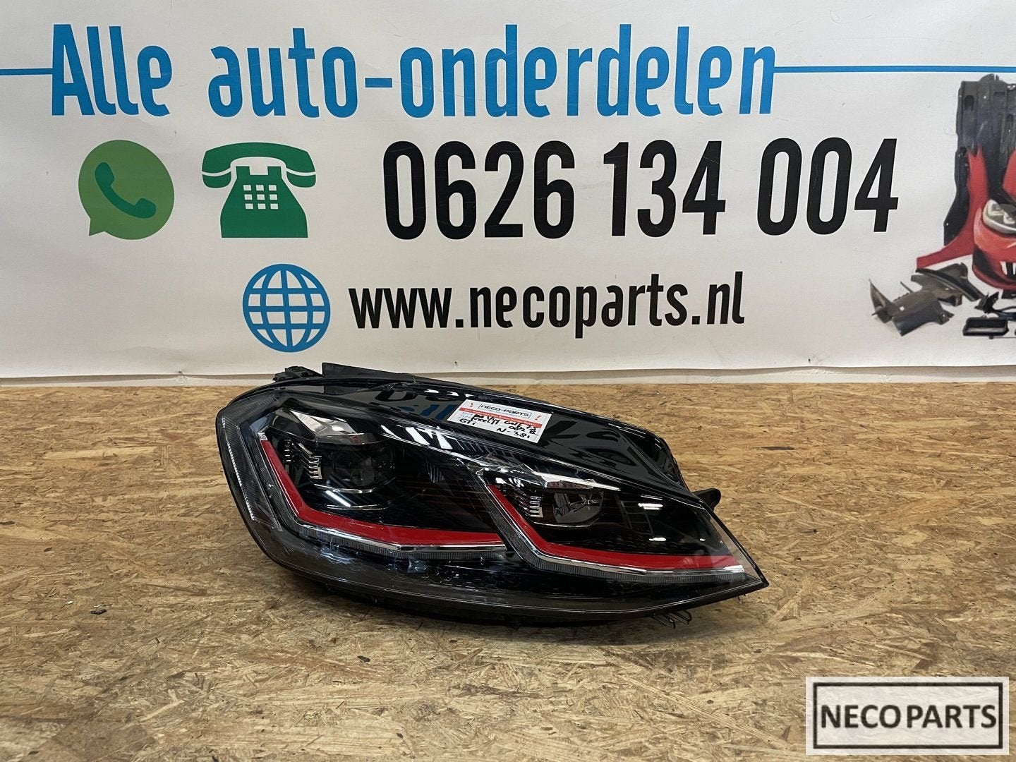 VW GOLF 7 GTI FACELIFT VOL LED KOPLAMP RECHTS 5G1941082B, Gebruikt, -, Volkswagen, -