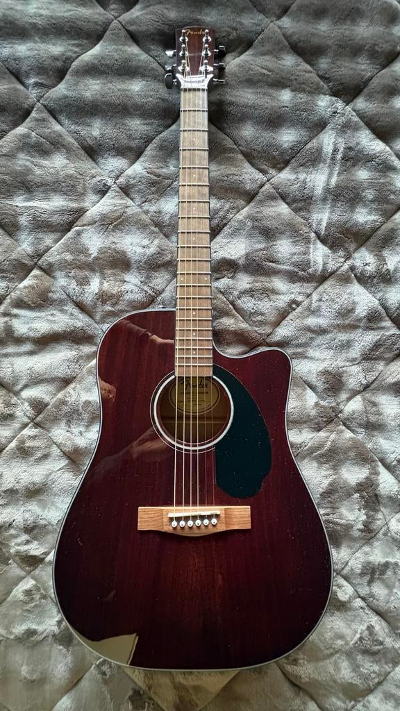 Fender CD60SCE Westerngitaar met Fender Acoustasonic amp!, Ophalen, Gebruikt, Western- of Steelstringgitaar, Met (piezo-)element