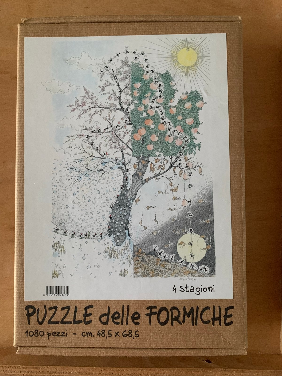 Puzzel "4 Seizoenen" 1080 stukjes - Nieuw, Ophalen, 500 t/m 1500 stukjes, Nieuw, Legpuzzel