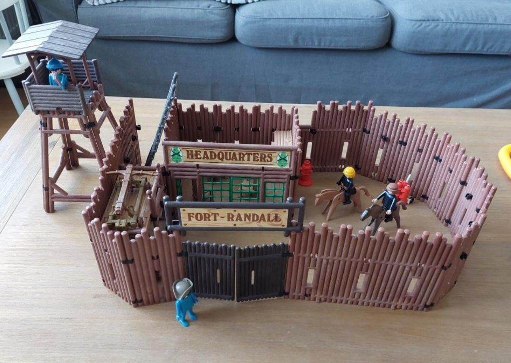 Vintage Playmobil Fort Randall-set, Ophalen, Gebruikt, Complete set