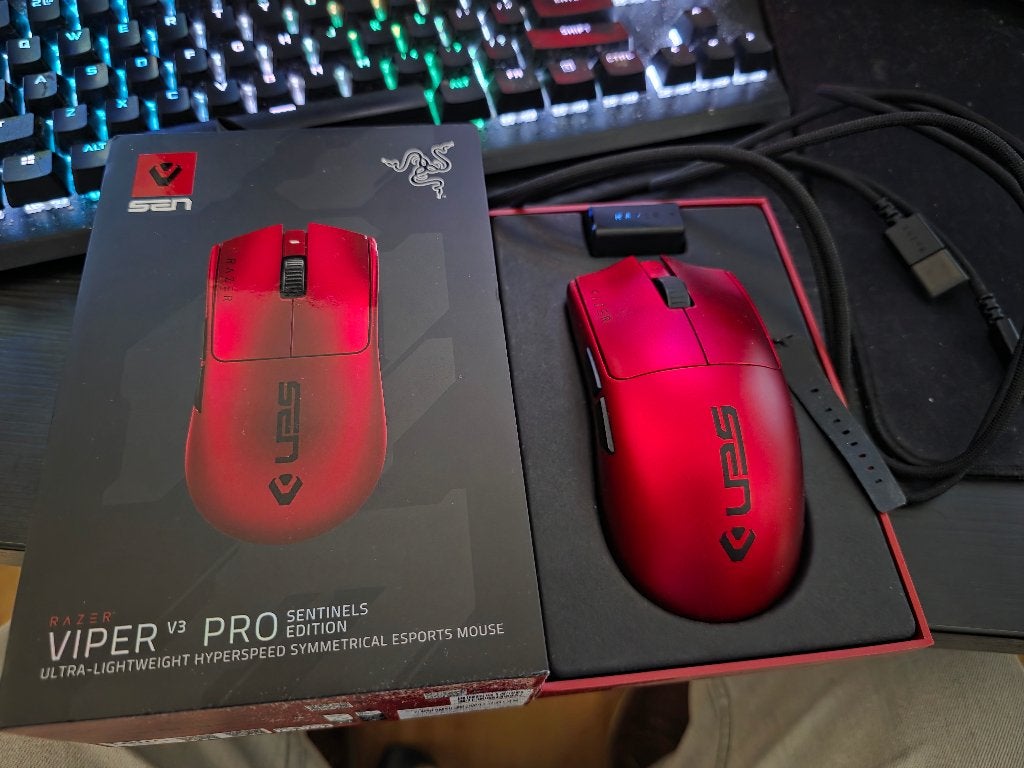 Razer viper v3 sentinel edition, Computers en Software, Muizen, Rechtshandig, Muis, Gaming muis, Ophalen of Verzenden