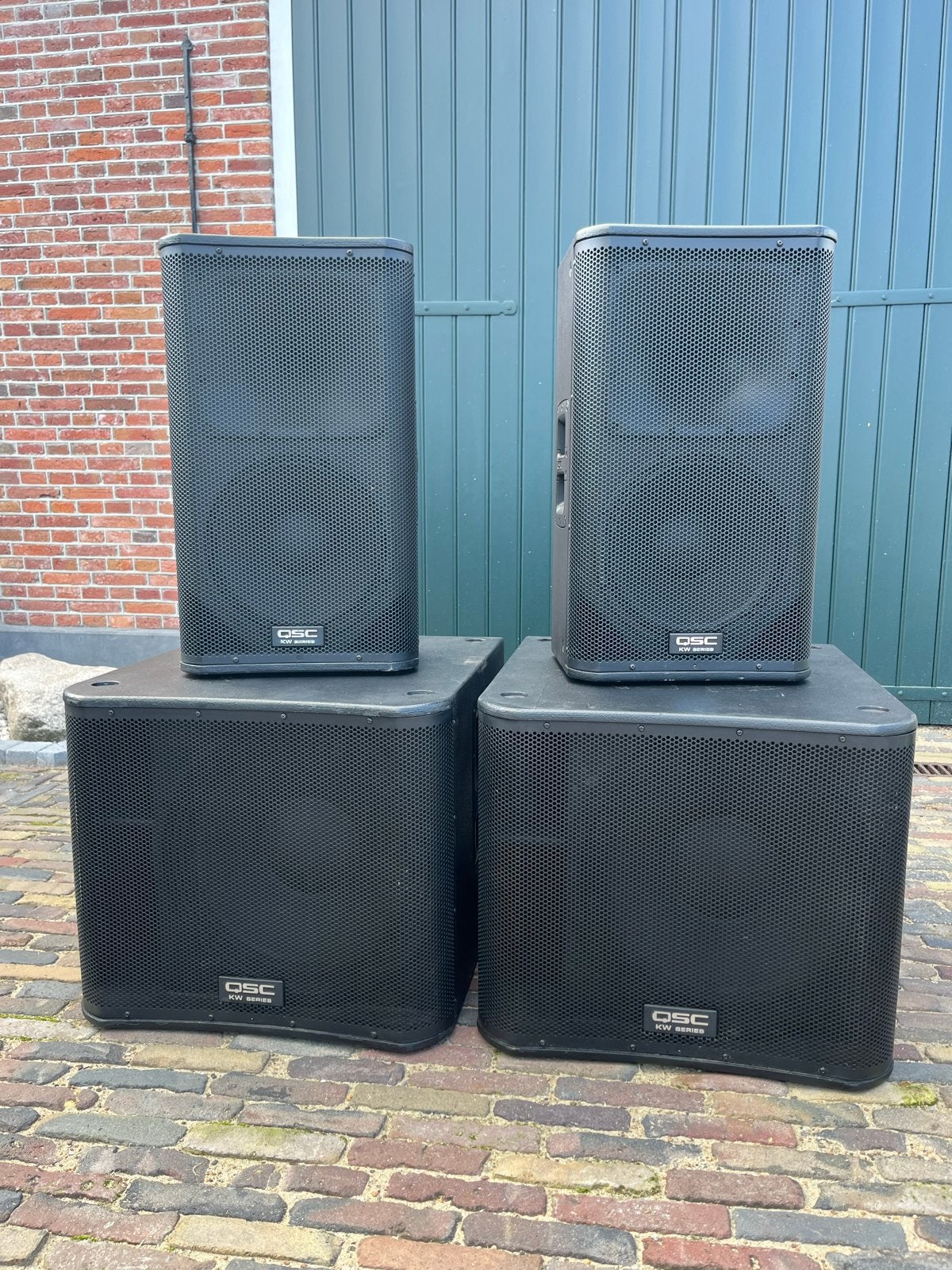 QSC KW122 / KW181 PA set - Nette originele staat