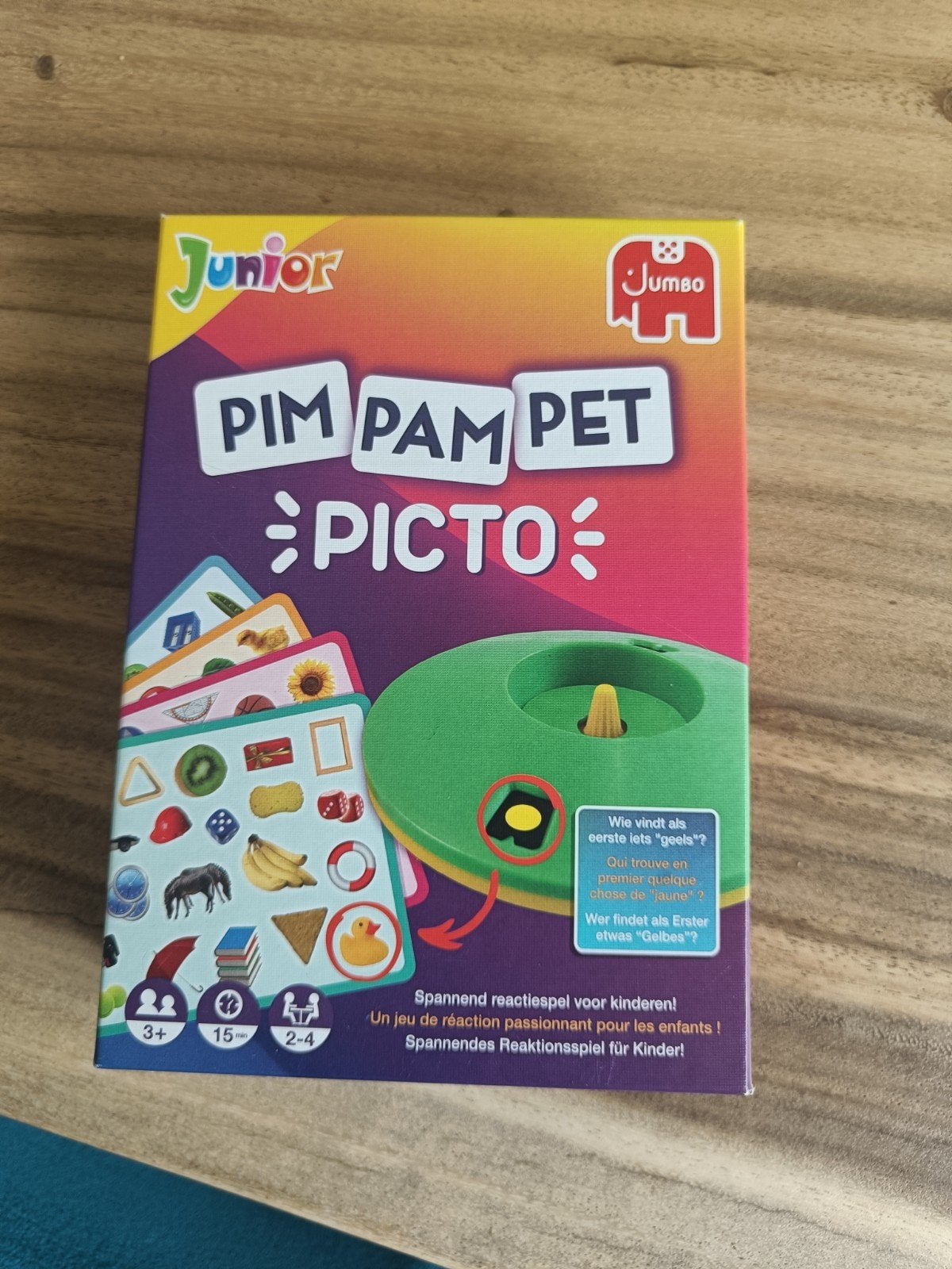 Jumbo Pim Pam Pet Picto - Reactiespel voor Kinderen