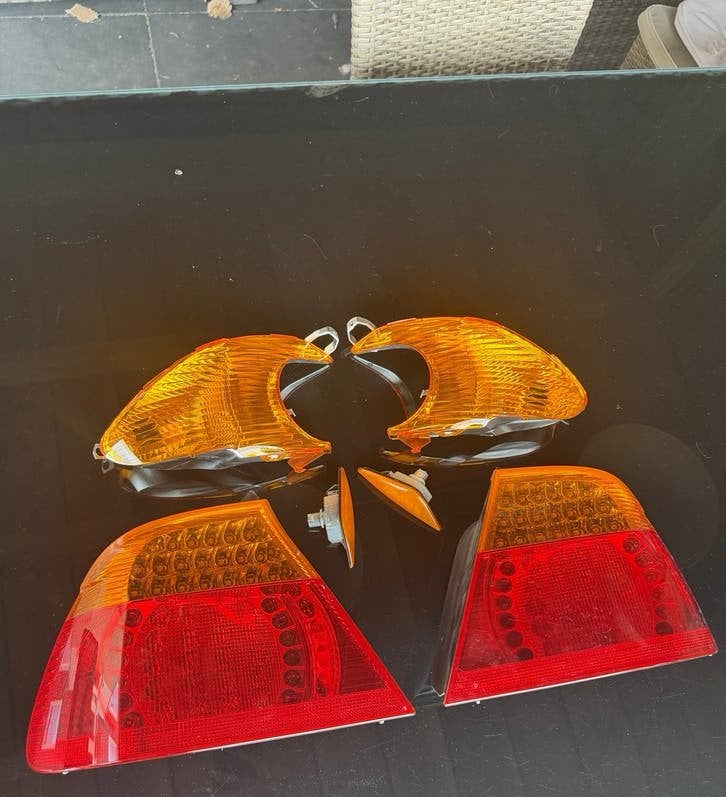BMW E46 Knipperlichten en Achterlichten Set origineel, Ophalen, Gebruikt, BMW