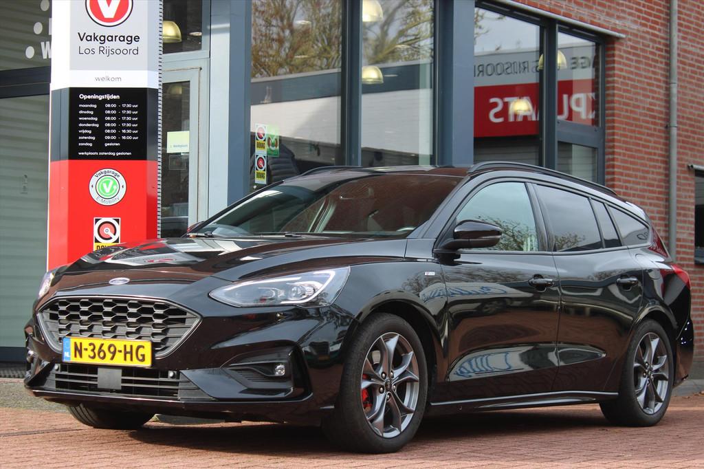 FORD Focus Wagon 1.0 EcoBoost *ST Line* | Trekhaak | Camera, Focus, Gebruikt, Zwart, Origineel Nederlands