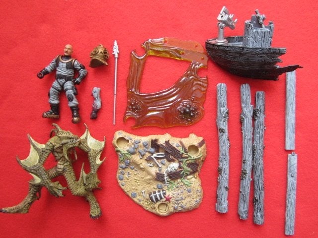 McFarlane Monster set Hunchback of Sea Creature, Ophalen of Verzenden, Actiefiguur of Pop