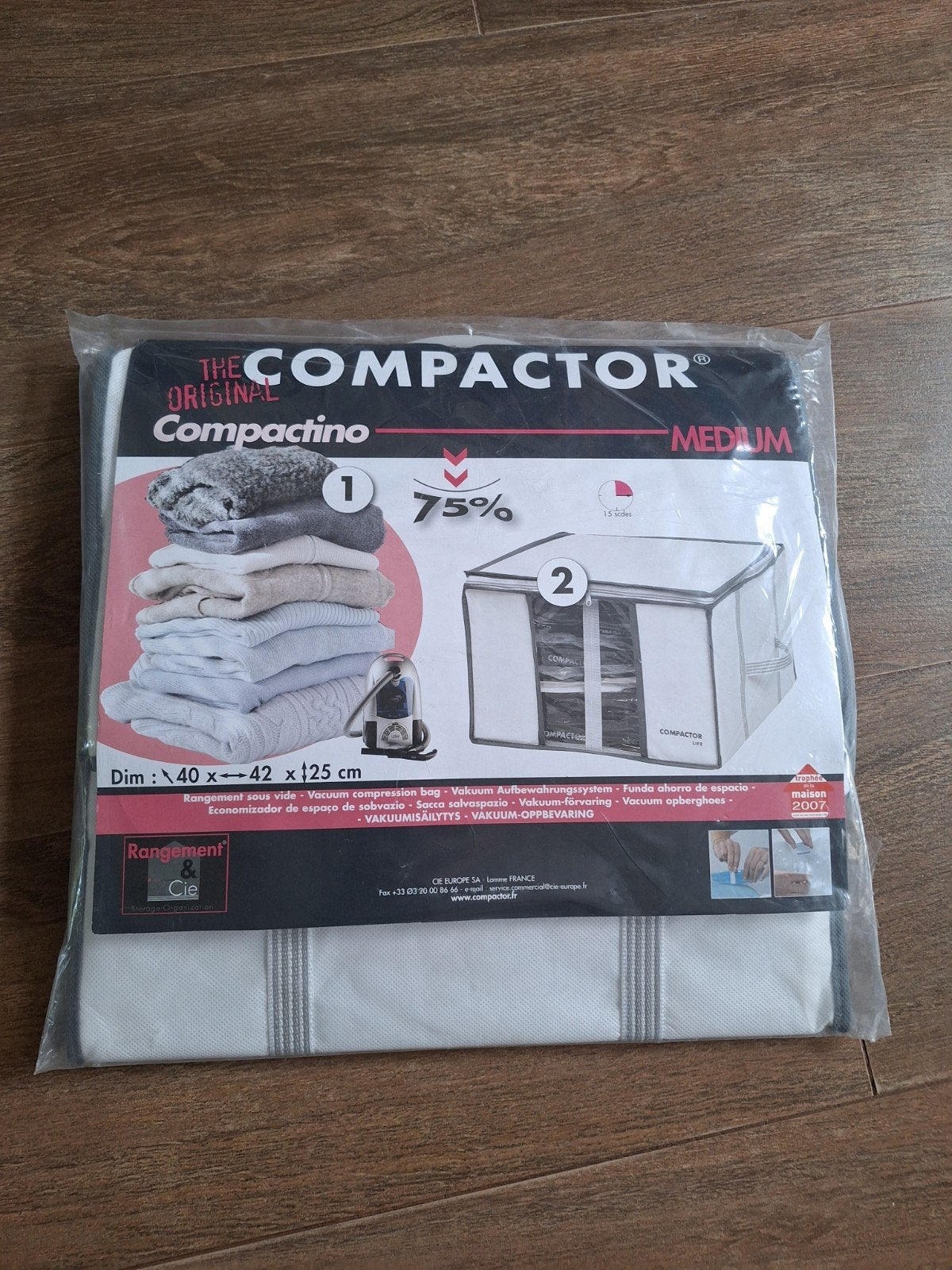 Compactor Compactino: Kleding compact inpakken, Compactor, Ophalen of Verzenden, Nieuw