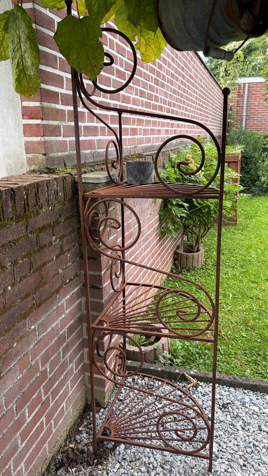 Gietijzer plantenrek voir in tuin, Ophalen, Gebruikt