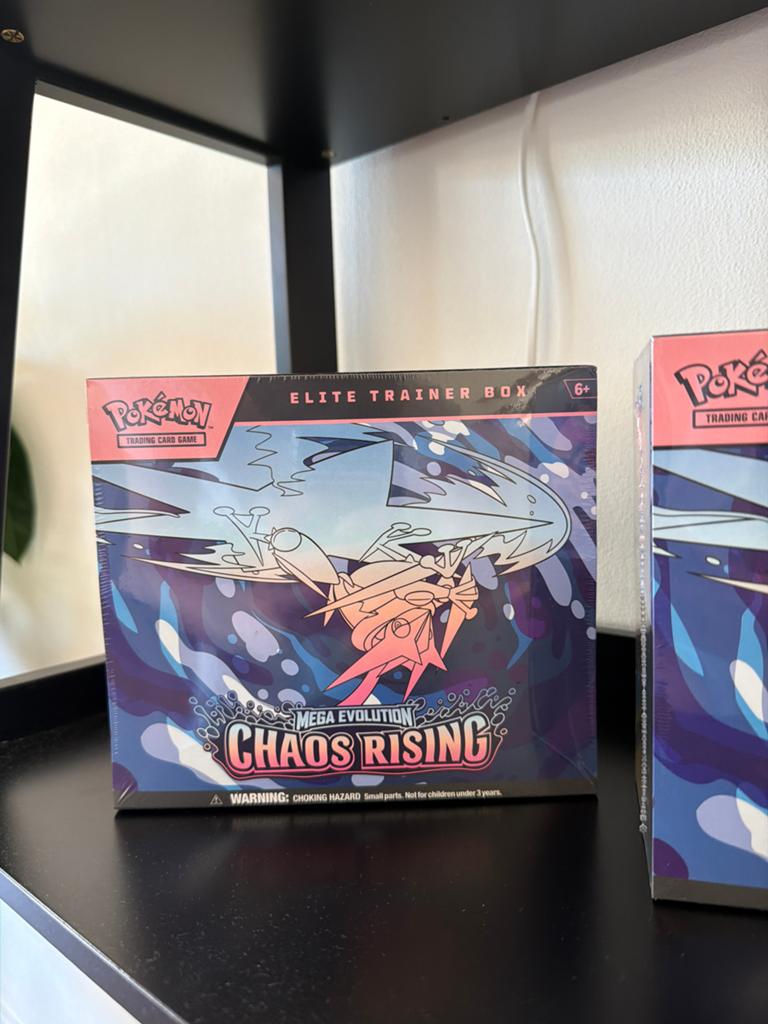 Mega Evolutions Chaos Rising Elite Trainer Box Pokémon, Ophalen of Verzenden, Nieuw, Boosterbox