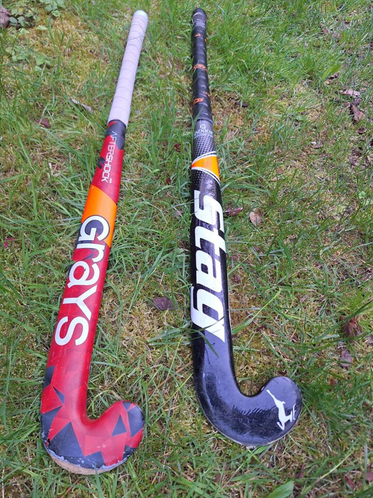 Stag en Grays hockeysticks (binnen & buiten), Sport en Fitness, Hockey, Gebruikt, Stick, Ophalen