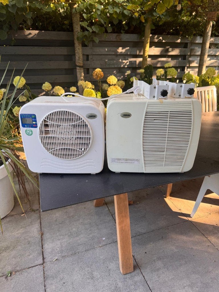 Eurom 2401 Split airco voor caravan, Caravans en Kamperen, Caravan accessoires, Ophalen, Gebruikt