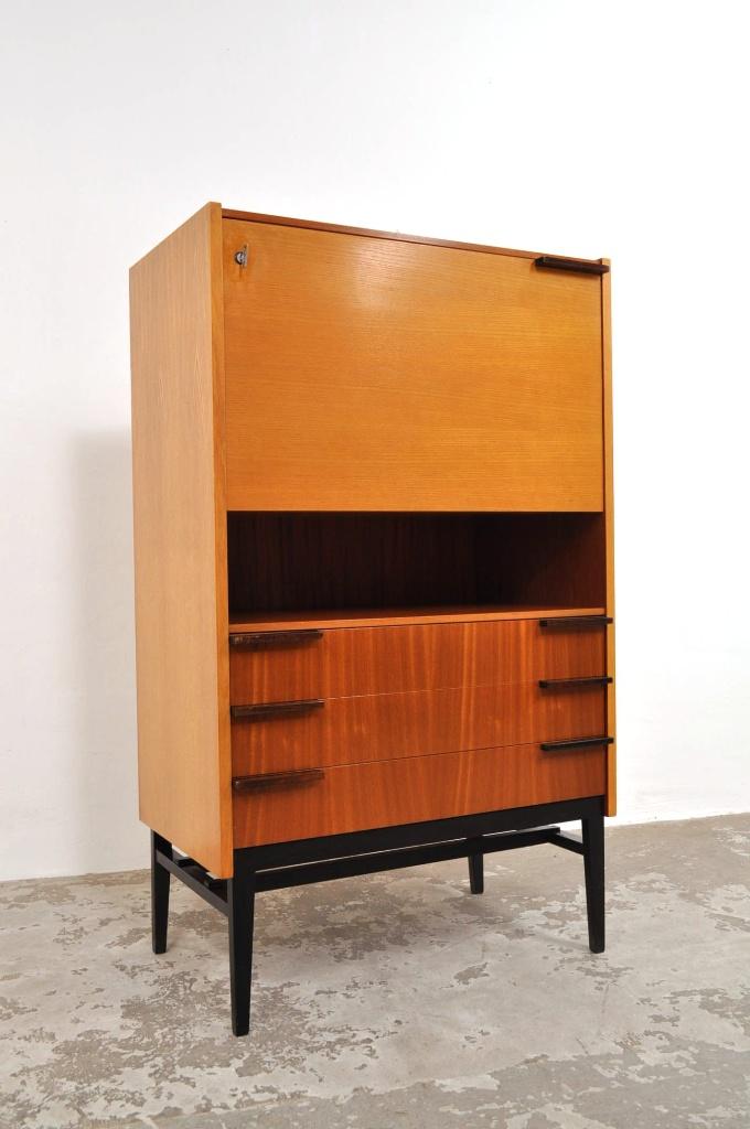 Diverse vintage ladekast kasten kast dressoir sideboard, Huis en Inrichting, Kasten | Ladekasten, Gebruikt, Vintage, Teakhout