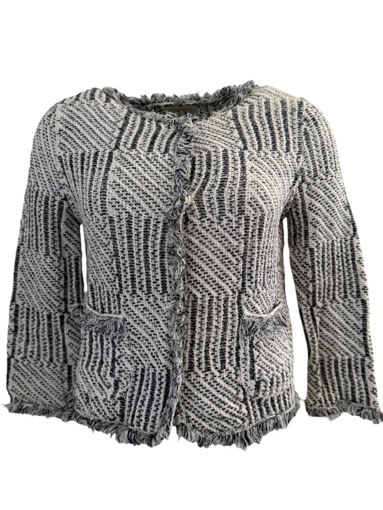 Bruno Manetti vest S, Kleding | Dames, T-shirts, Zo goed als nieuw, Maat 38/40 (M), Blauw, Lange mouw, Verzenden