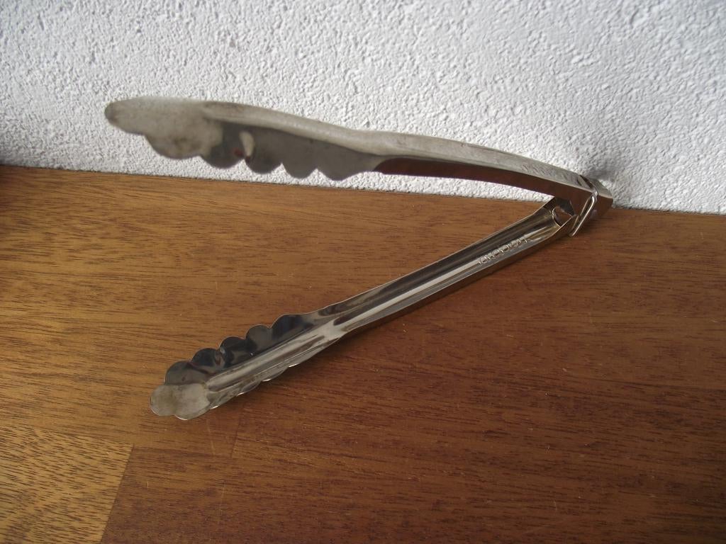 RVS keuken knijpertang serveertang vlees sla 30 cm Propert, Ophalen of Verzenden