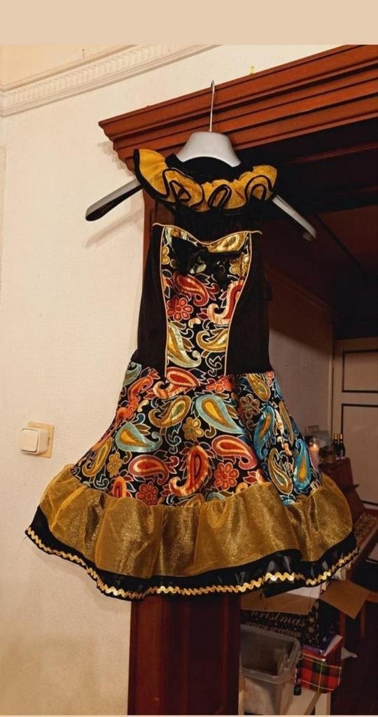 mooi kleurig jurkje mt 34 /XS, Kleding | Dames, Carnavalskleding en Feestkleding, Ophalen of Verzenden, Zo goed als nieuw, Maat 34 (XS) of kleiner