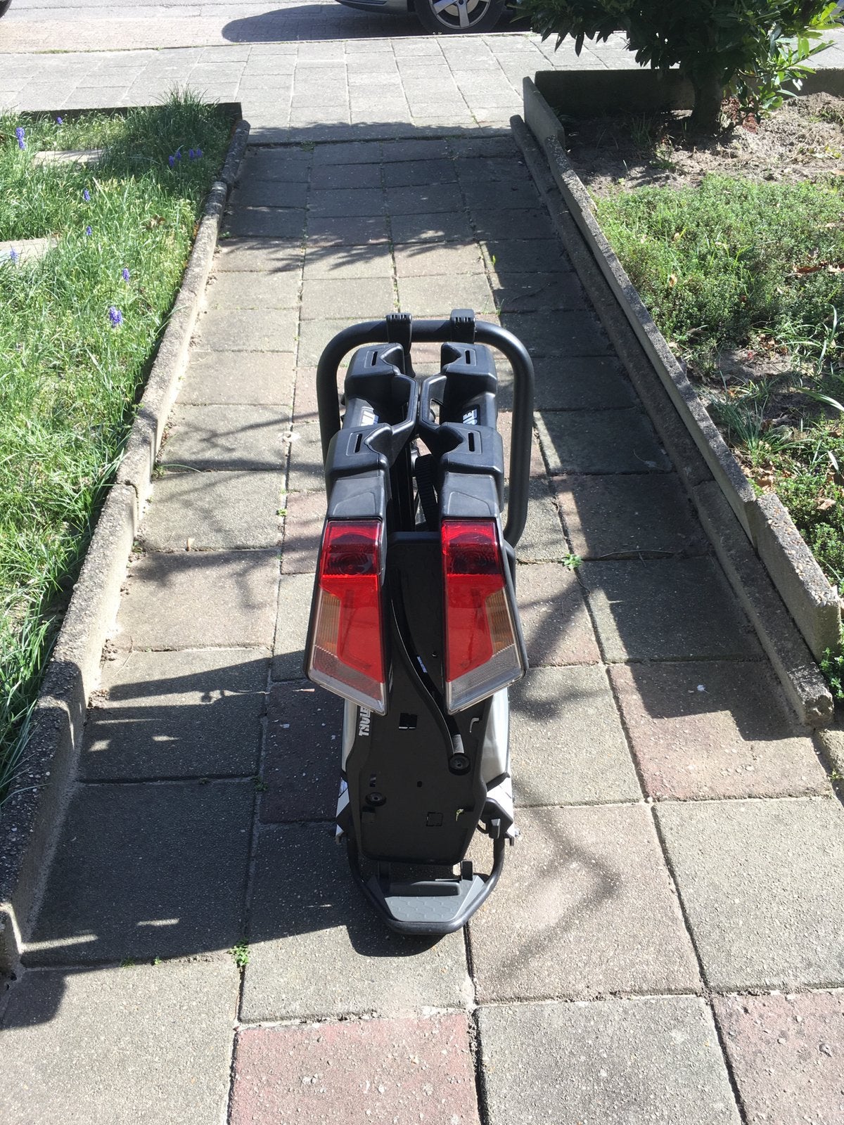 Thule easyfold XT933 fietsendrager, Auto diversen, Fietsendragers, Ophalen, Zo goed als nieuw, Trekhaakdrager