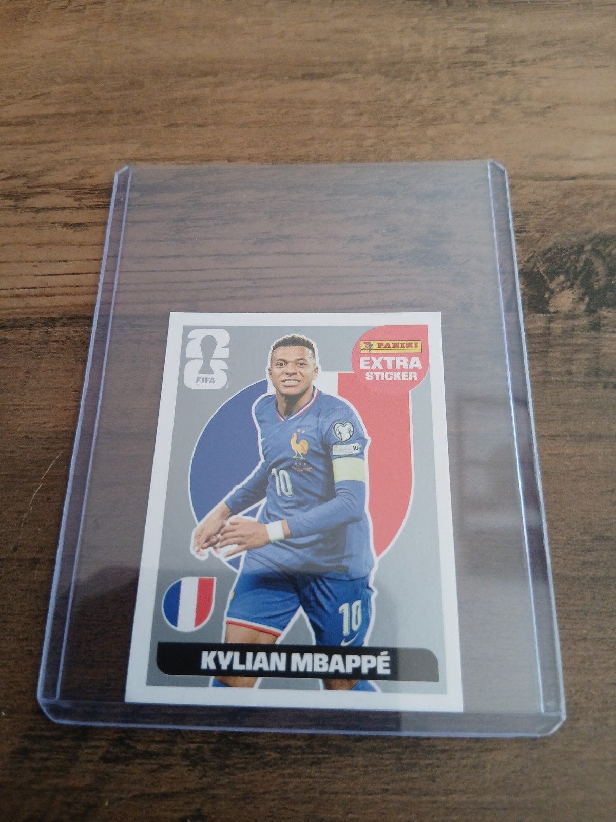 Panini wk 2026 Kylian Mbappé, Ophalen of Verzenden, Zo goed als nieuw, Sticker