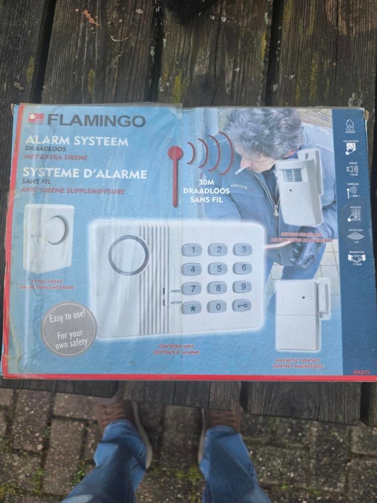 Alarm systeem, nieuw. Wireless, Doe-het-zelf en Verbouw, Alarmsystemen, Ophalen of Verzenden, Nieuw, Compleet systeem, Beweging